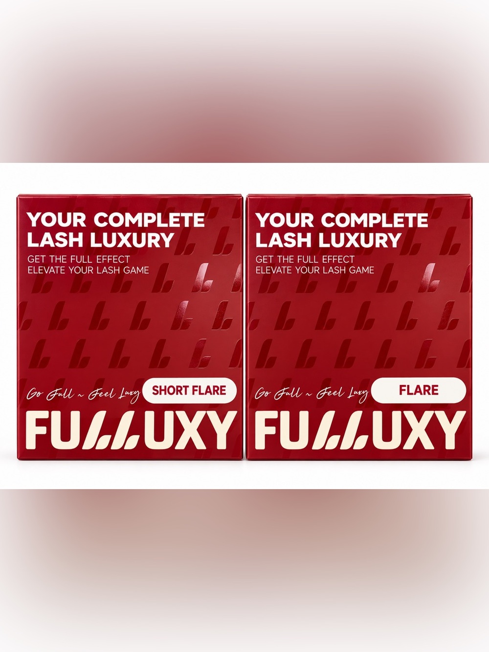 2 boxes: Luxury Flare and Short Flare Lashes - Fulluxy false lashes